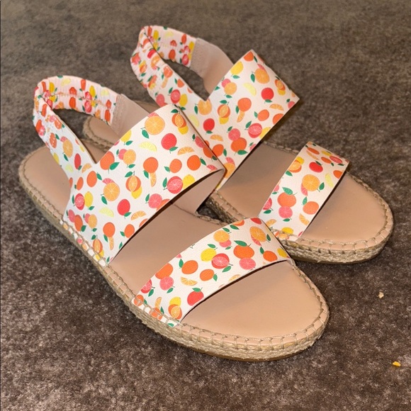 Cole Haan Pinch Maine classic citrus fruits espadrilles sandals - Picture 2 of 9